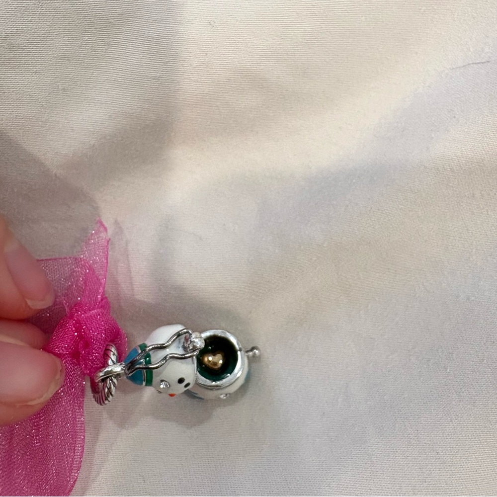 New Brighton Snowball Snowman Charm - Picture 3 of 3